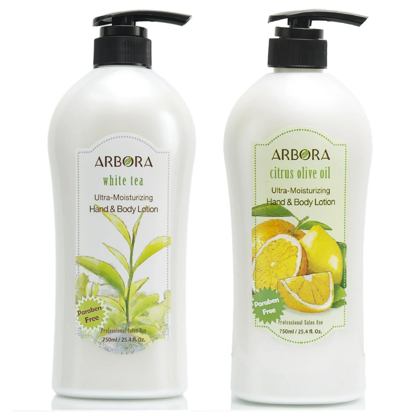 ARBORA Combo Pack of 2 Hand & Body Lotion