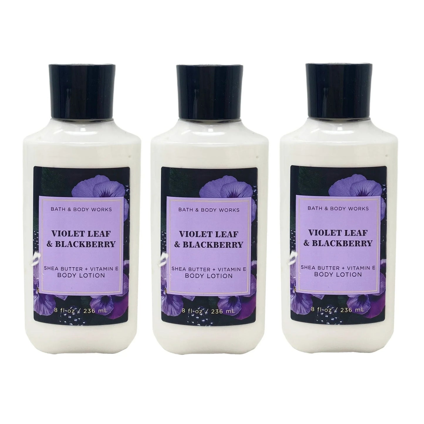 Bath and Body Works Violet Leaf & Blackberry Shea Butter + Vitamin E Body Lotion