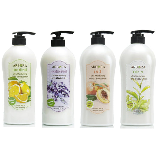 ARBORA Combo Pack of 4 Hand & Body Lotion