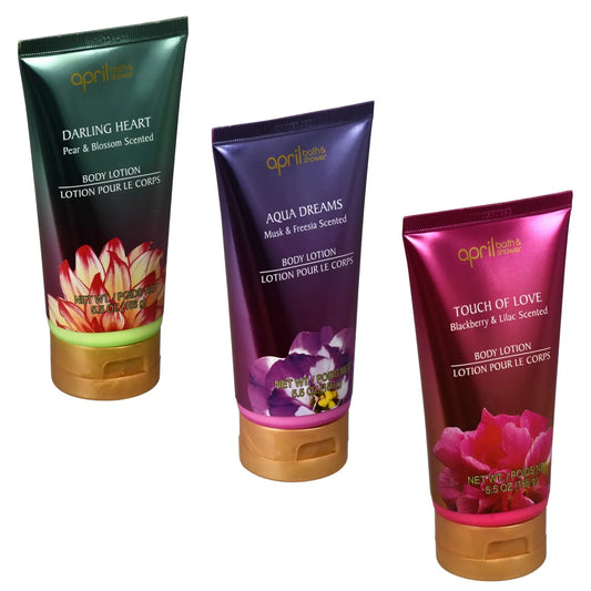 Body Lotion, Gift set for Women - Scented Body Lotion, 5.5 oz. Tubes - 6 Pack