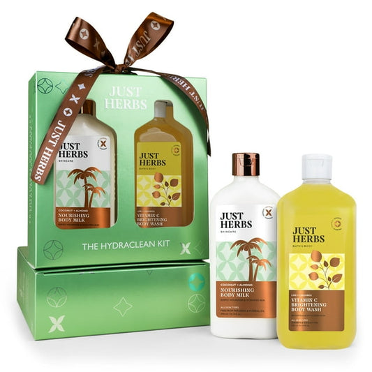 Just Herbs Ultra Hydrating Body Milk Body Lotion and Cooling Body Wash
